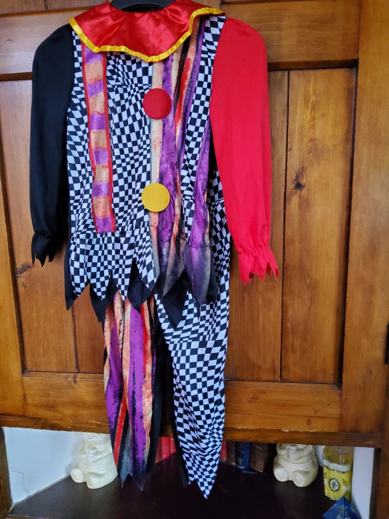 image for Clown Costume Age 7-8 Years  Brand New