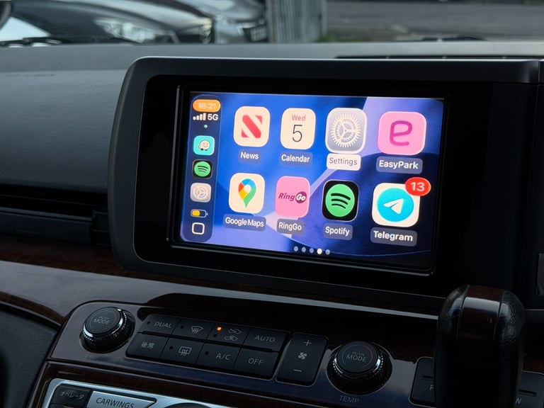 2008 Nissan Elgrand E51 HIGHWAY STAR 360 Camera 3.5 Petrol 8 Seater Full Leather Apple CarPlay  M...