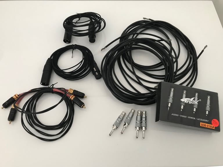 image for DUELUND full cable set: interconnects RCA and XLR , speake