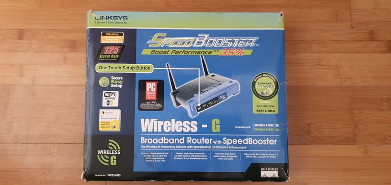Wireless-G Broadband Router with SpeedBooster