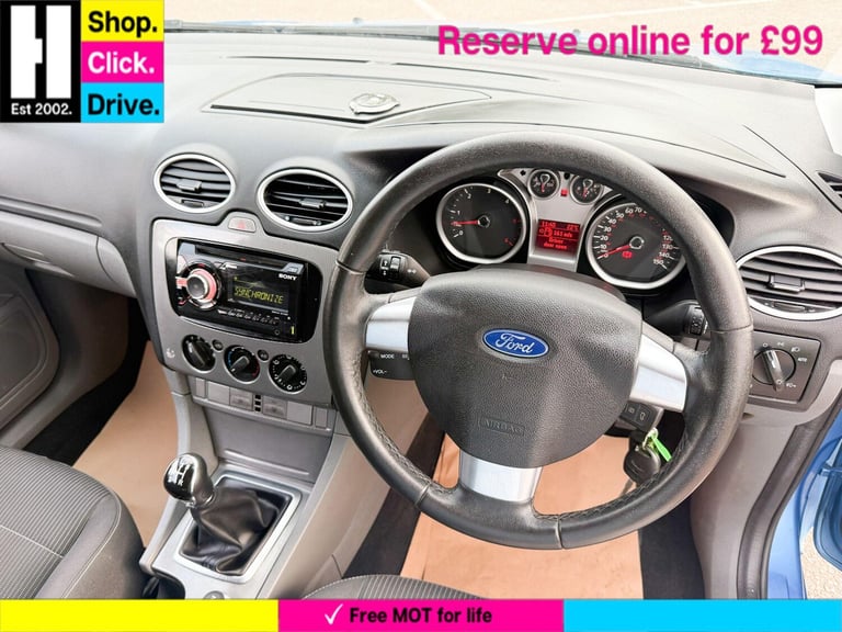 2009 Ford Focus 1.6 Titanium 3dr HATCHBACK PETROL Manual