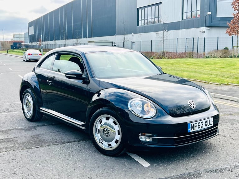 2013/63 VW BEETLE 1.6 TDI BLUEMOTION TECH DESIGN-BLACK-LOVELY WELL KEPT EXAMPLE!