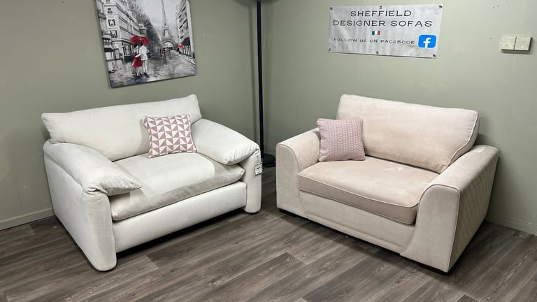 EX DISPLAY DFS loveseat chairs 