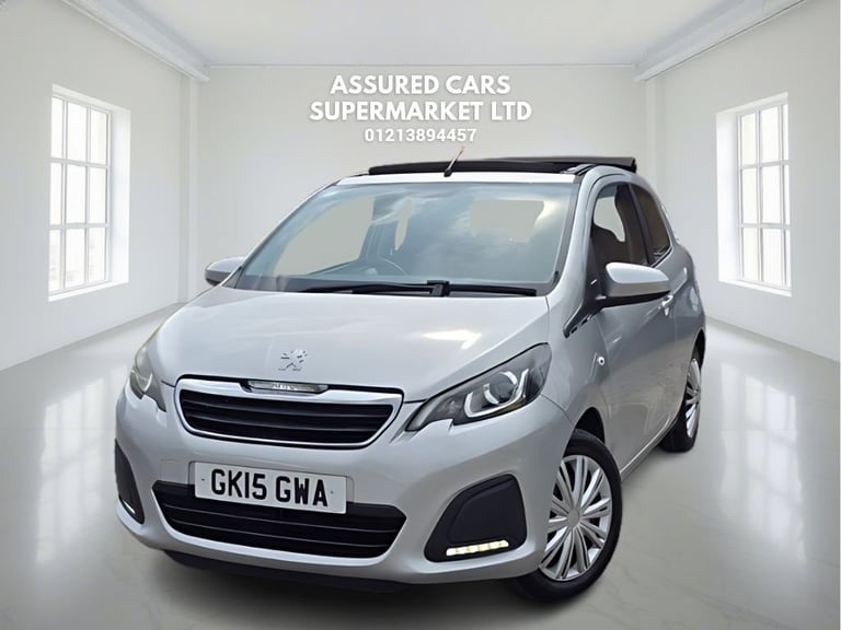 2015 15 PEUGEOT 108 1.0 VTI ACTIVE TOP! 3DR PETROL MANUAL EURO 5 EURO 5 (68 PS)