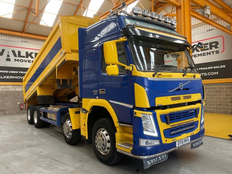 VOLVO FM 420 GLOBETROTTER *EURO 6* 8X4 ALUMINIUM INSULATED TIPPER - 2015 