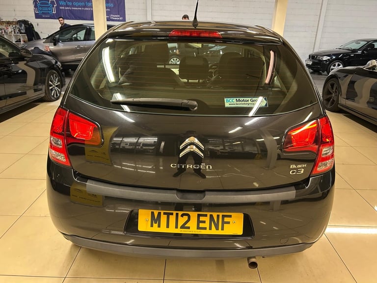 2012 Citroen C3 1.4i Black 5dr HATCHBACK PETROL Manual