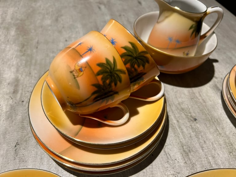 narataki antique china desert scene 