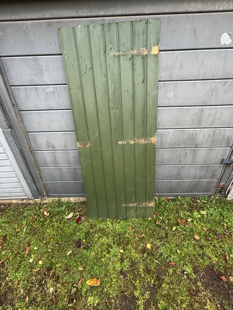 Shed door, side gate, 1855mm high, 780mm wide and 45mm thick