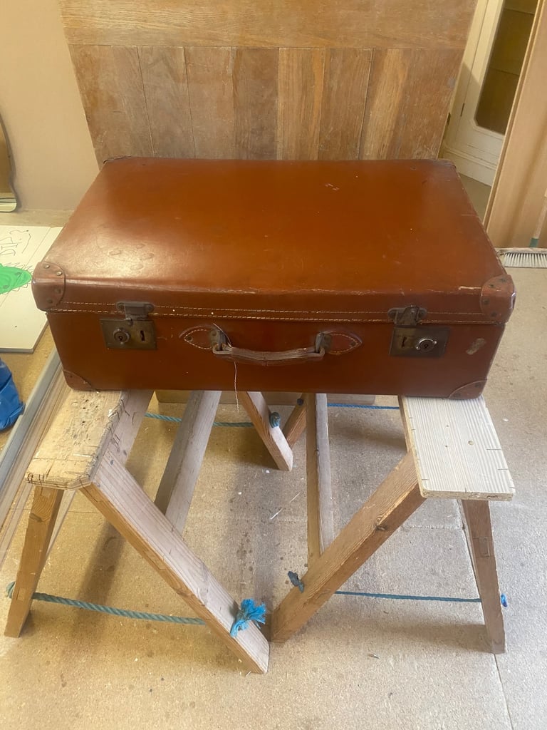 image for Old leather suitcase 