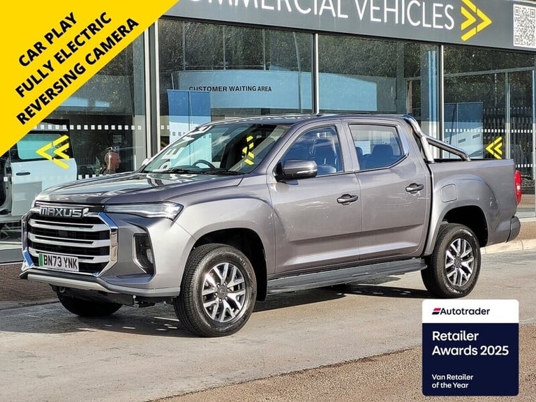  Maxus T90EV Elite Pickup Double Cab EV Auto RWD (177ps) with Car Play, Reversing Camera Pickup E...
