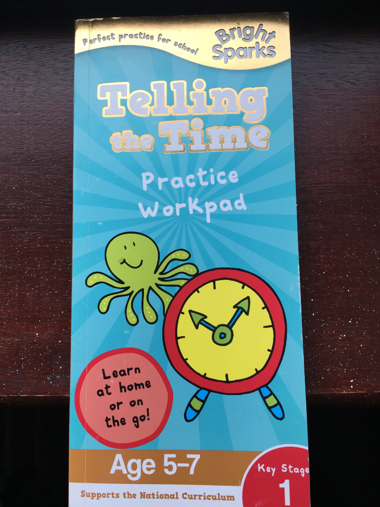New Children's Learning Book - Telling the Time
