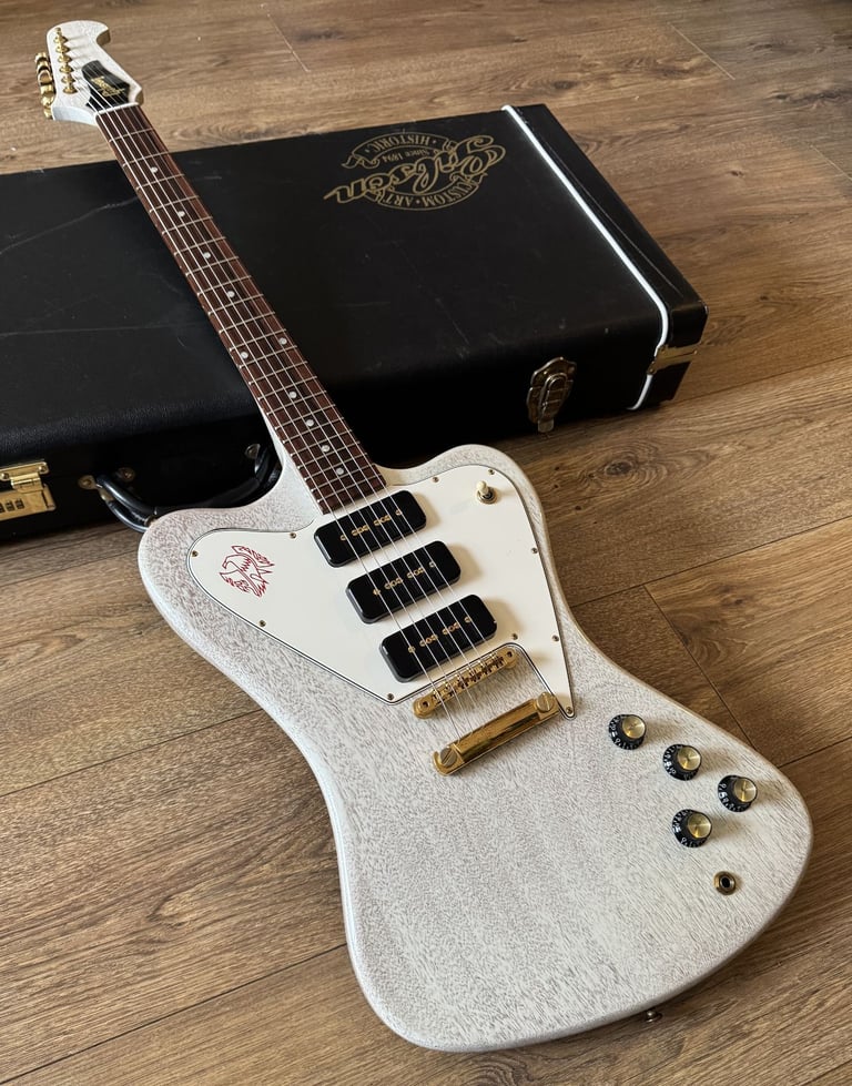Gibson Custom Shop Firebird Non-Reversed P-90s TV White - Trades