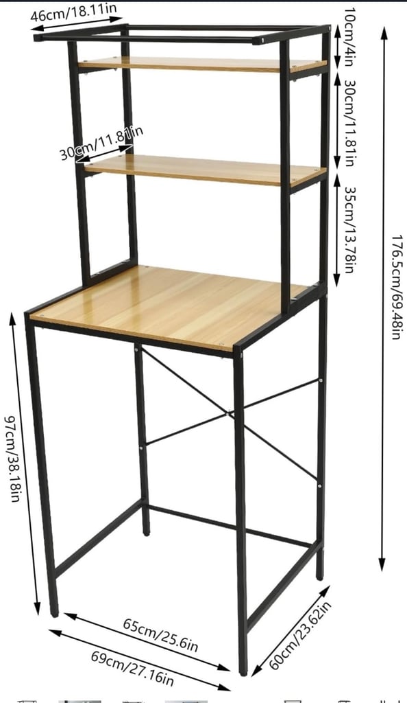 Washer / tumble dryer storage 