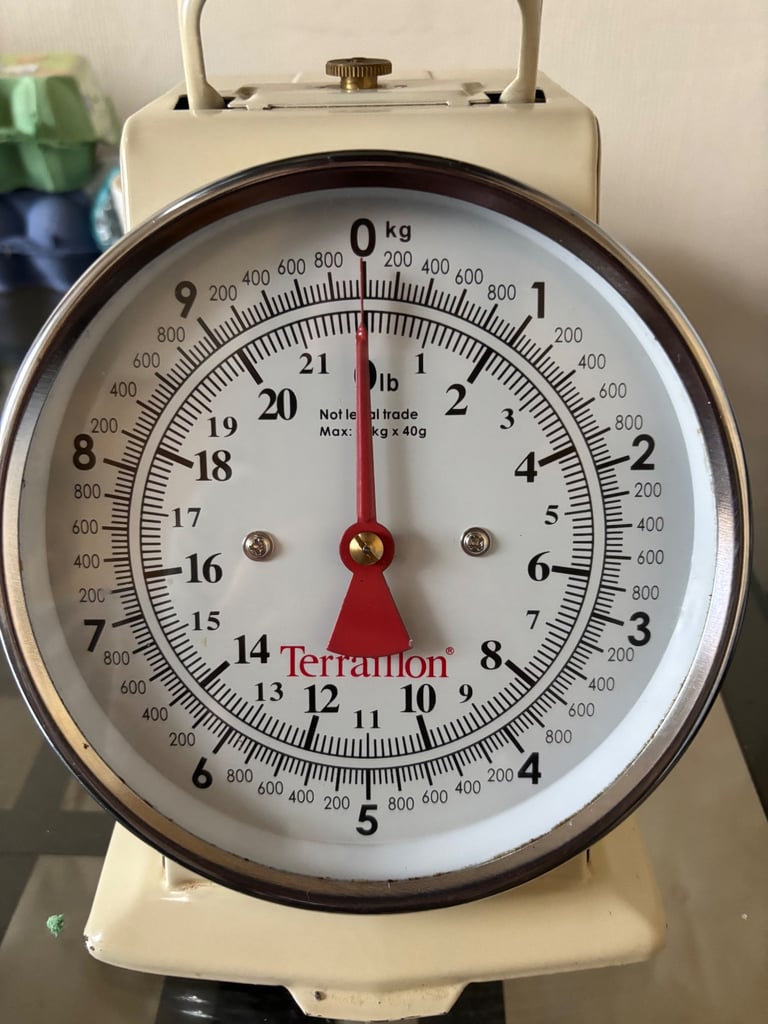 Terrallion vintage style kitchen scale