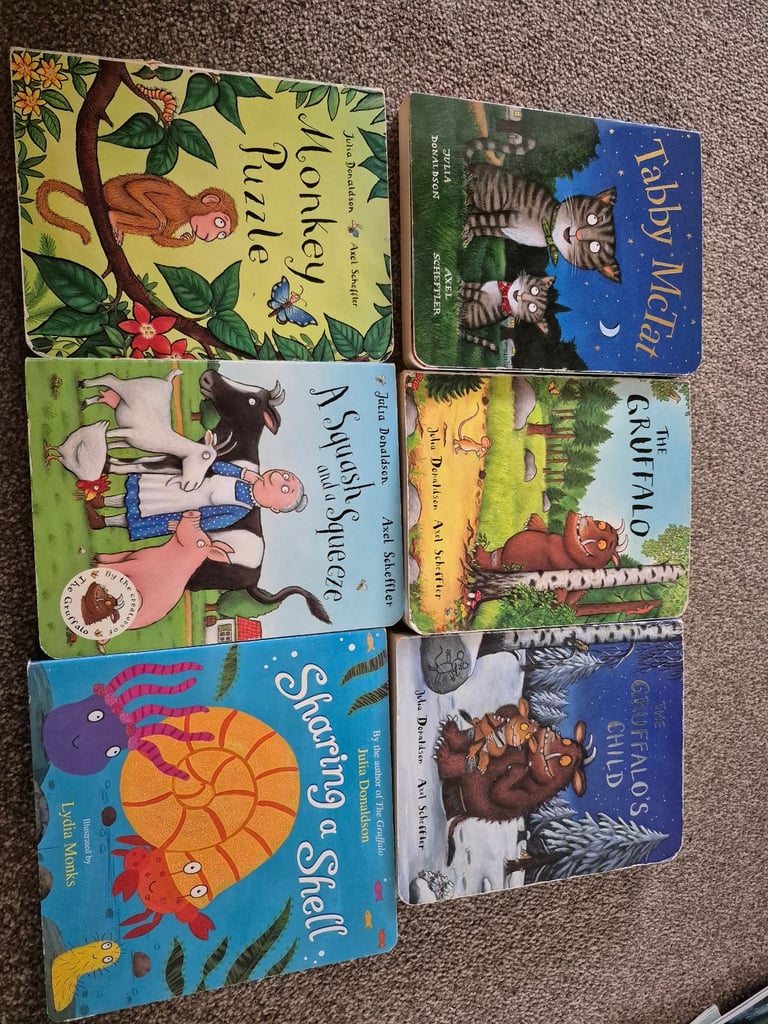 image for Julia Donaldson books x10 hardback and paperback