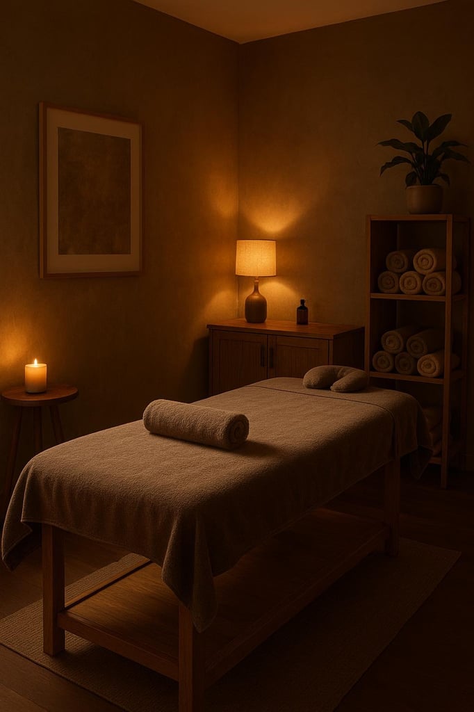 Male massage therapist