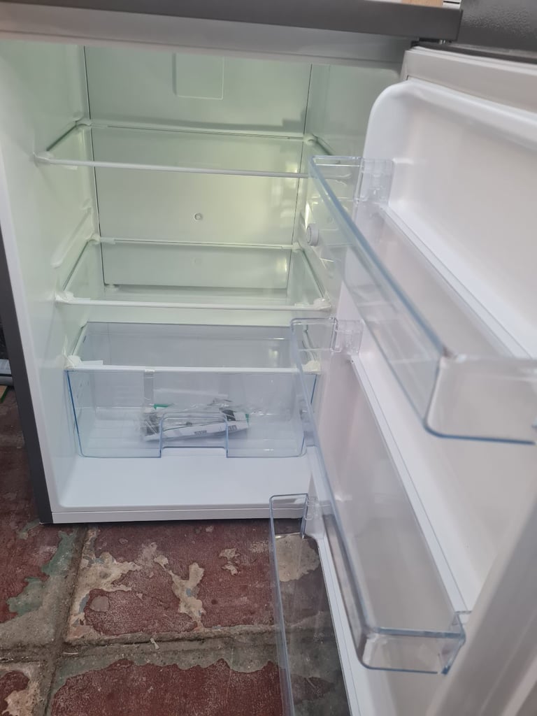 Hisense under counter fridge silver 55cm wide 