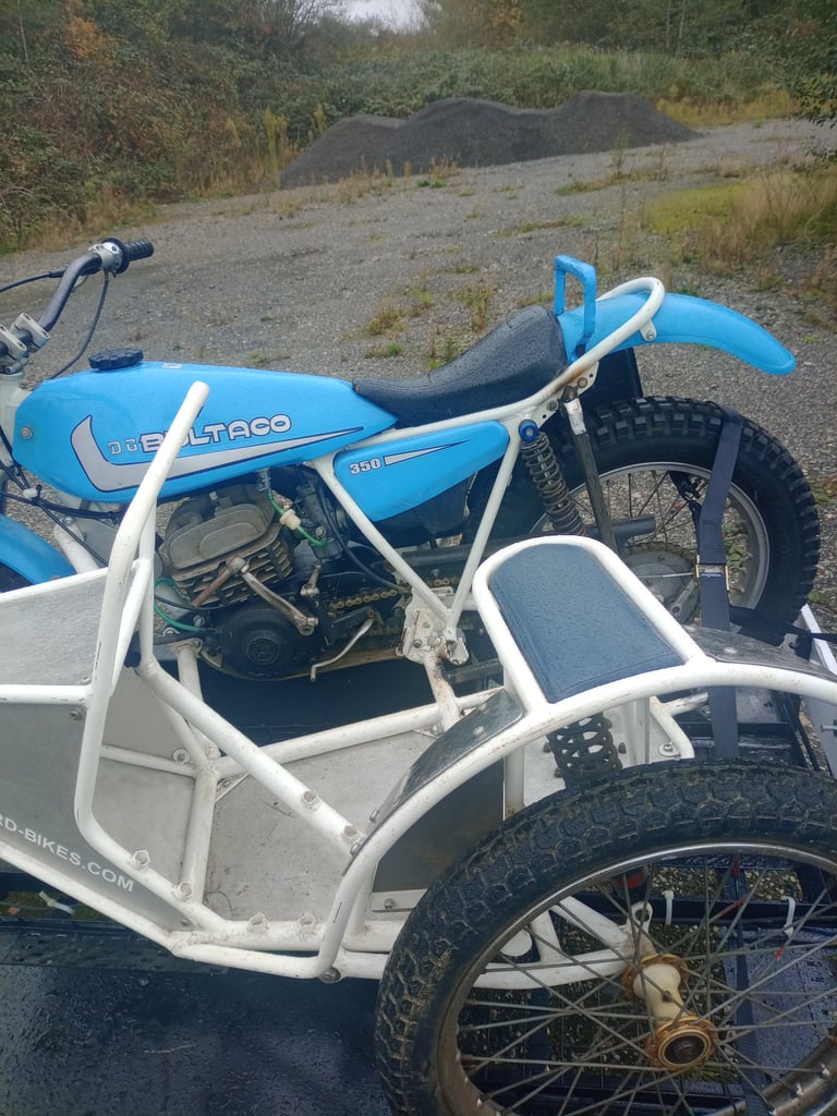 Trials bike sidecar, Bultaco 350 trials bike and sidecar 