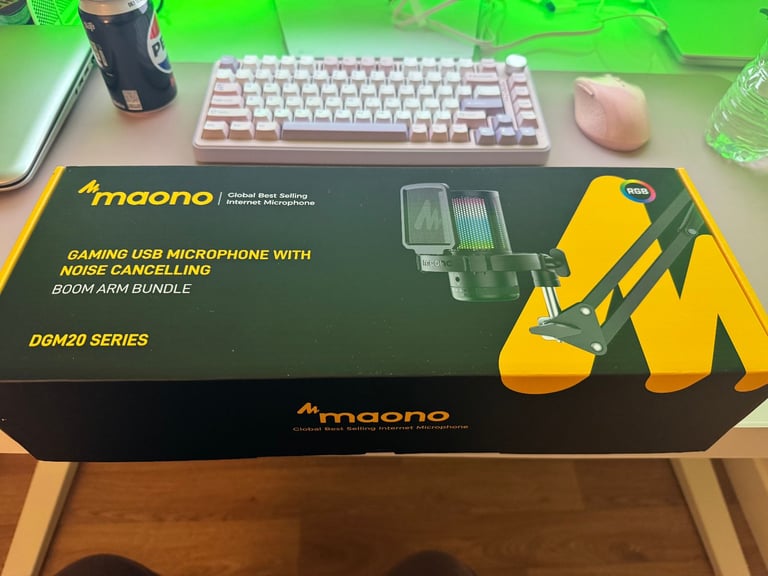 MAONO USB Gaming Microphone with Noise Cancellation