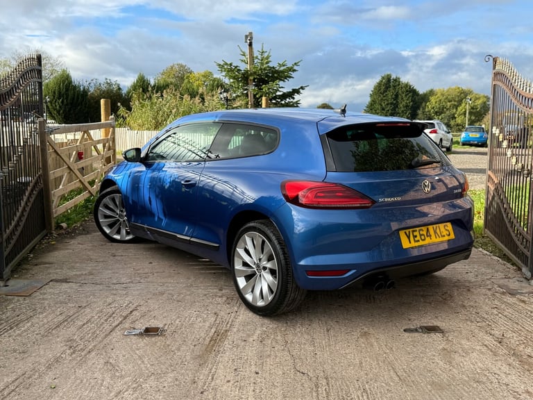 2014 Volkswagen Scirocco 2.0 TDI BLUEMOTION TECH GT 3DR 134K (BLUE) F.S.H NAV AA APPROVED  COUPE ...
