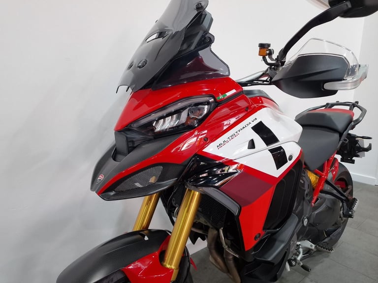 2022 Ducati Multistrada V4 Pikes Peak, Evotech Extras, Full Titanium Termignoni