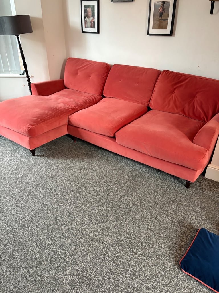 image for Corner sofa and footstool 
