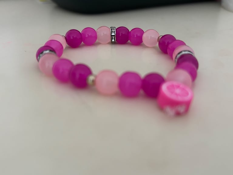 image for Glass bead bracelet made by Aamina 
