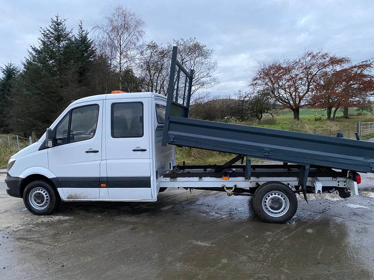 Mercedes sprinter crew cab tipper 2.1 cdi 2018 full year mot 55 thousand miles