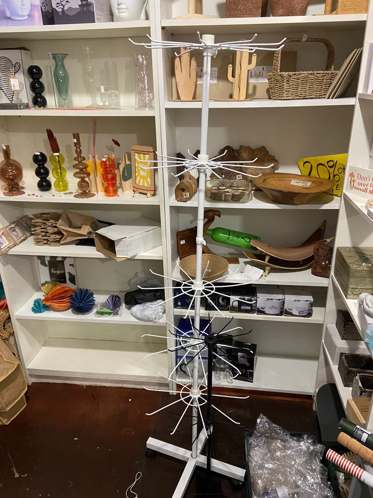 image for Two display jewellery keyrings etc racks 