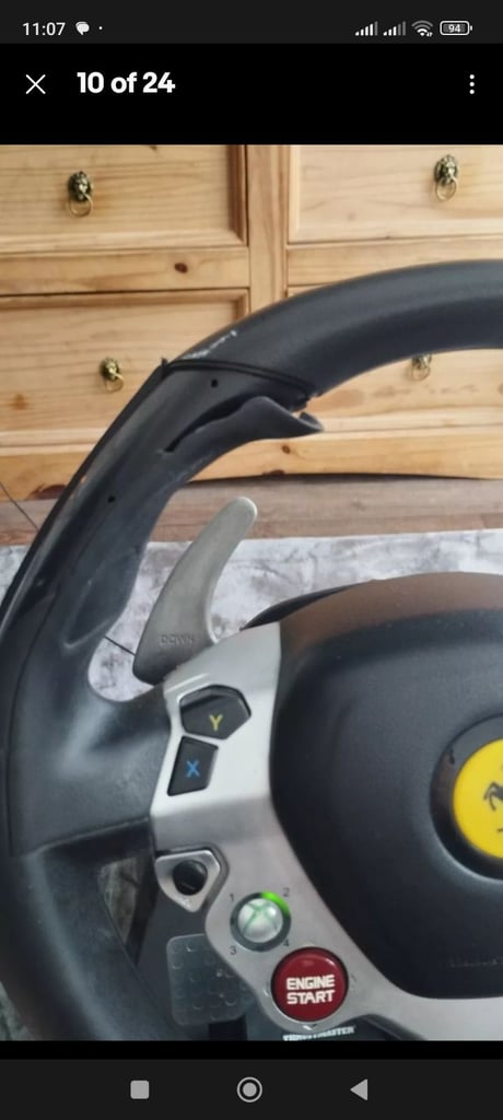 Thrustmaster Ferrari GT Cockpit 458 Italia Xbox 360 Racing Wheel