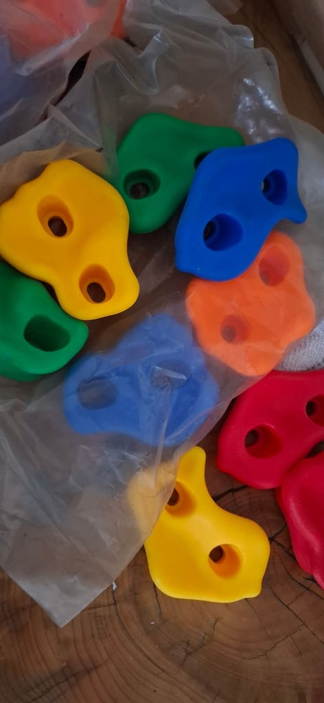 Climbing wall holds