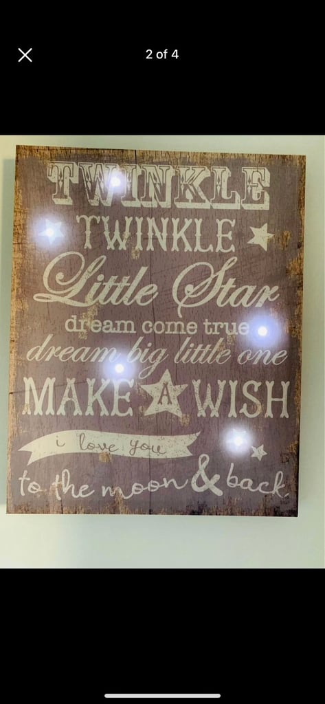 Mamas and Papas nursery wall art