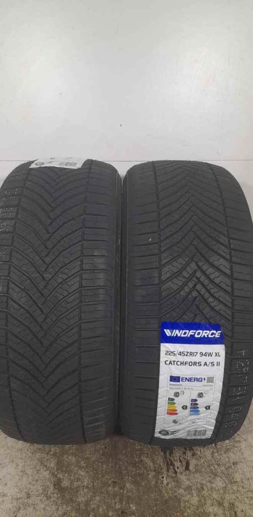 image for N2280 2X 225/45/17 94W ZR WINDFORCE CATCHFORS ALL SEASON 2 XL M+S NEW TYRES 