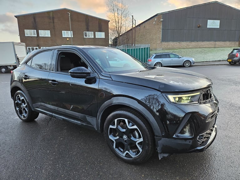 2023 23 Vauxhall Mokka 1.2 Turbo 136 Ultimate 5dr Black Damaged Salvage