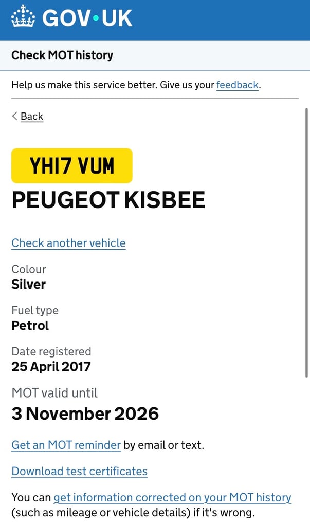 Peugeot Kisbee 50cc Moped 
