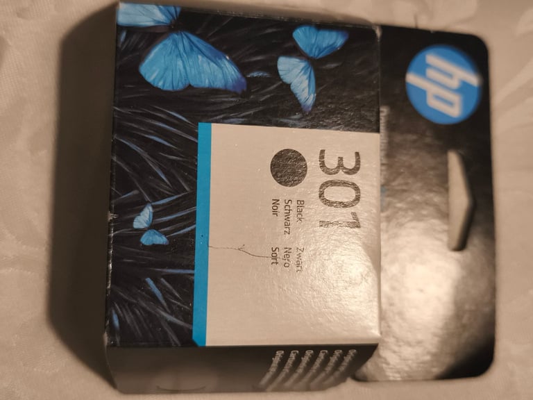 image for HP 301 BLACK genuine printer cartridge