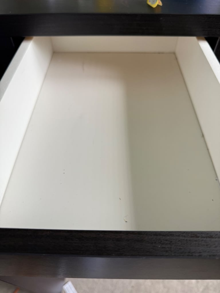 Black Desk, chair and cabinet office set 
