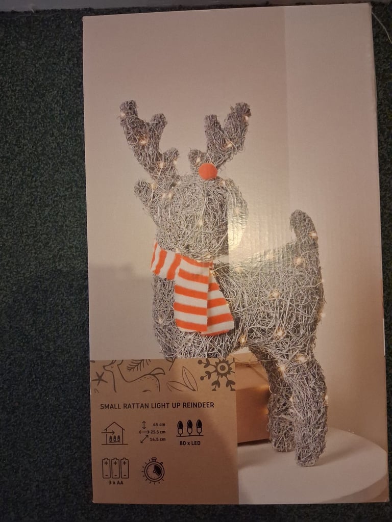 image for B&Q LED reindeer 