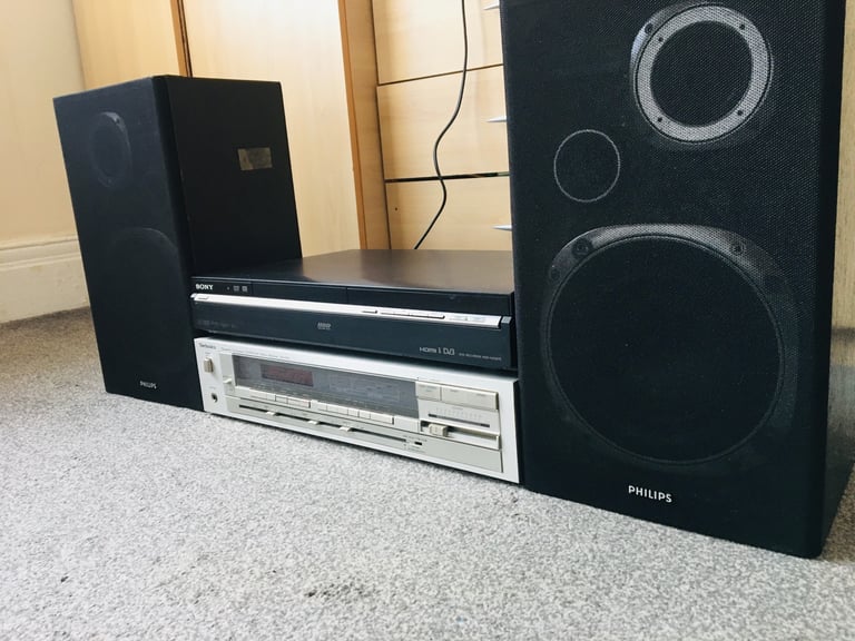 Japanese technics amp/230W Sony hard drive DVD player/Aux/USB/160GB hard/ HDMI etc 