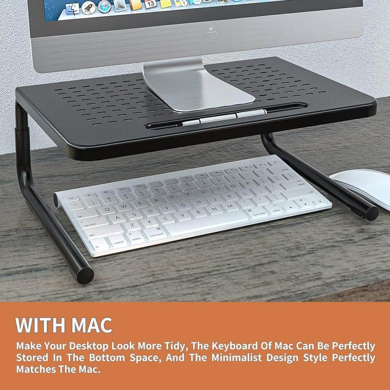 Brand new 2 Pack Computer Monitor Stand Riser- 3 Level Height adjustable 
