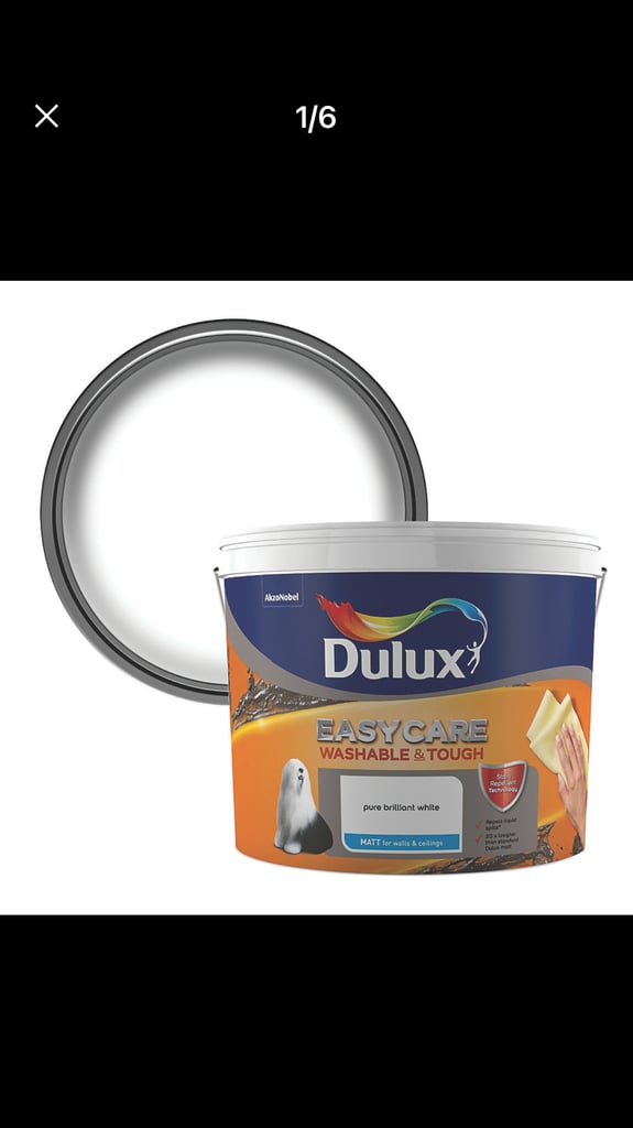 10L Dulux Pure Brilliant White