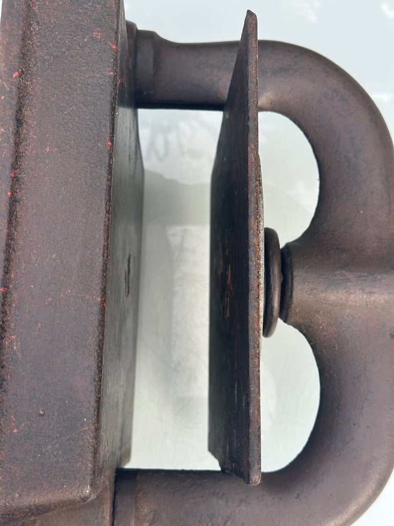 ANTIQUE FRENCH CAST IRON BOOK PRESS, NOTAIRE COPY BINDING PRESS - L CREPIN DOUAI, 1900s - WILL POST!