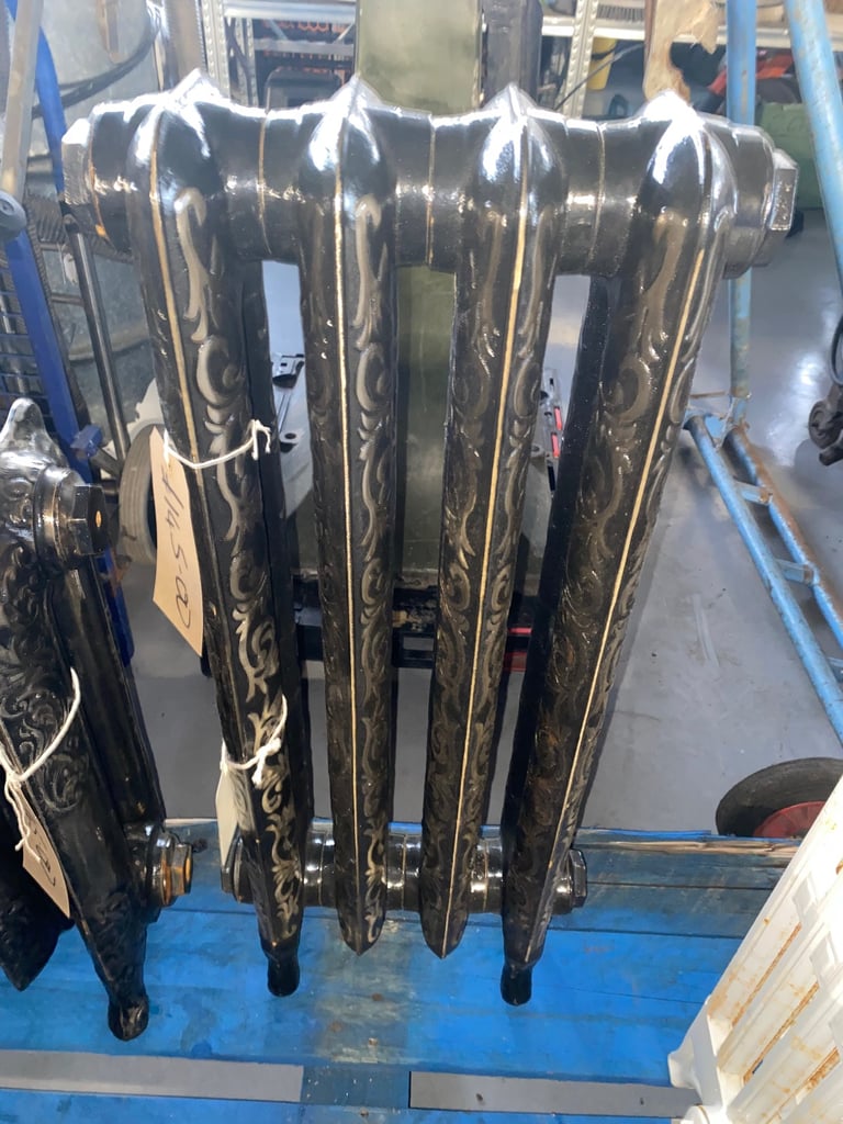 Cast iron radiator very decorative 32cm  x 13cm x 76high, different types available