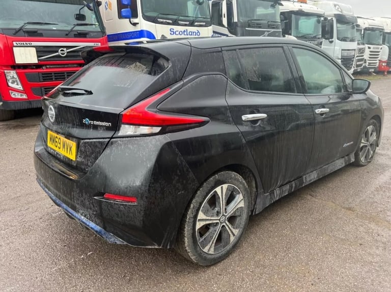2020 NISSAN LEAF TEKNA ELECTRIC AUTO DAMAGED SALVAGE