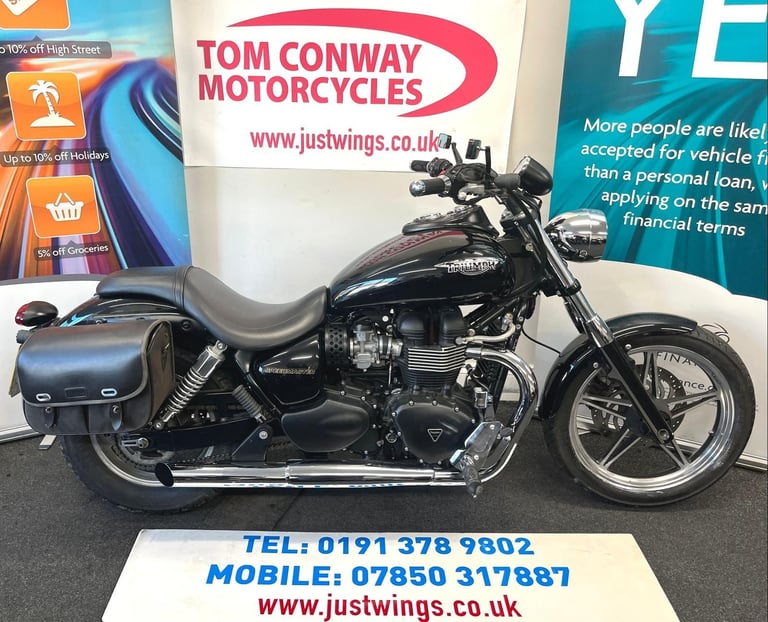 image for TRIUMPH SPEEDMASTER 865 EFI, 2012(12), 8,054 MILES, SMART CRUISER, EXTRAS, £4295