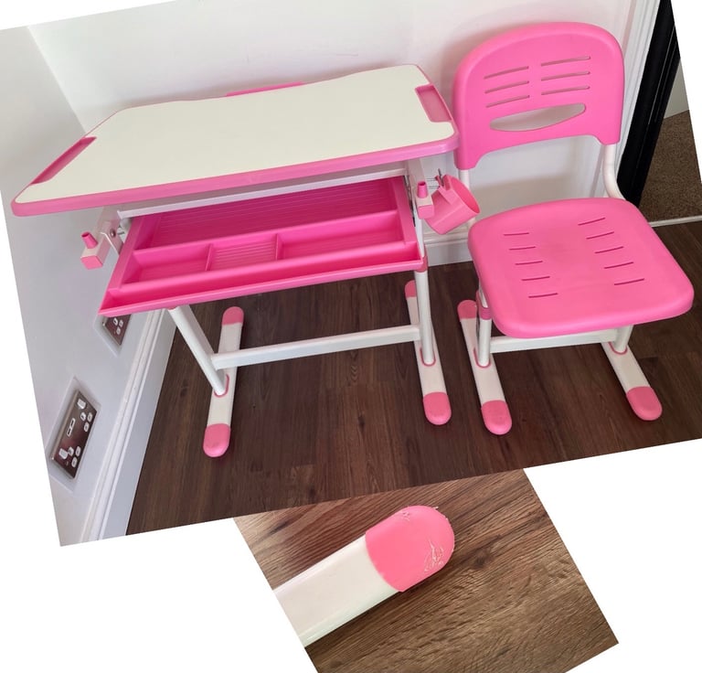 Childrens writing desk with chair