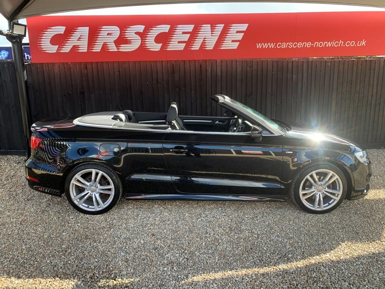 2015 Audi A3 Cabriolet 1.4 TFSI CoD S line Euro 6 (s/s) 2dr CONVERTIBLE Petrol Manual