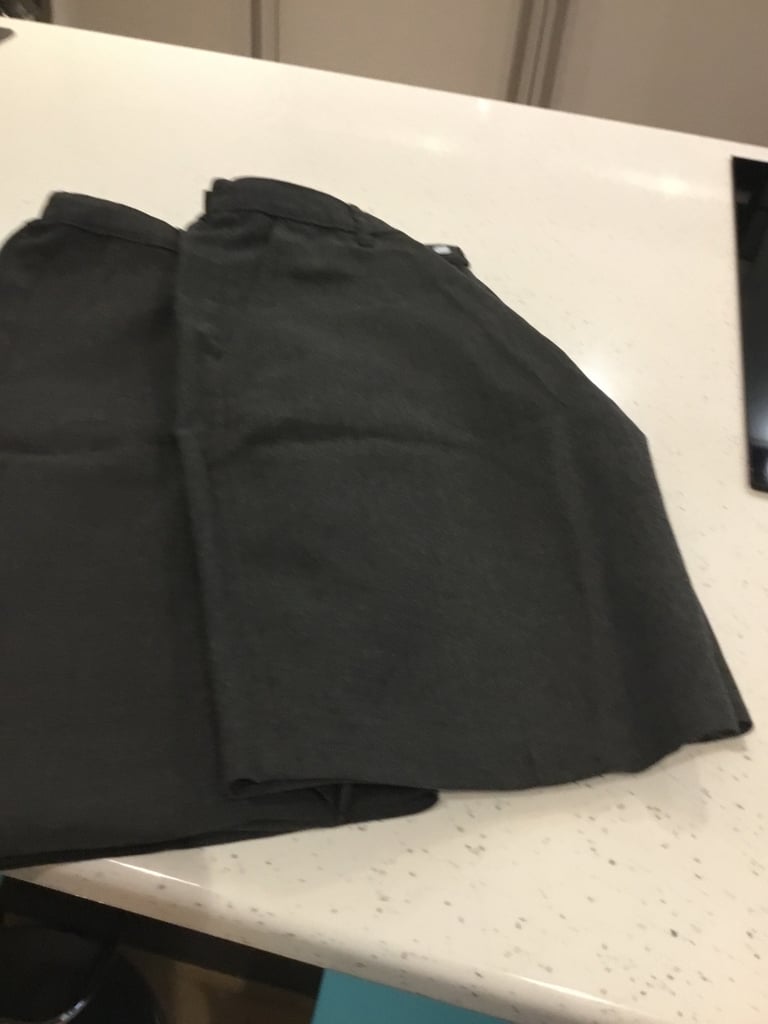 image for Grey school shorts. M and s 11/12 