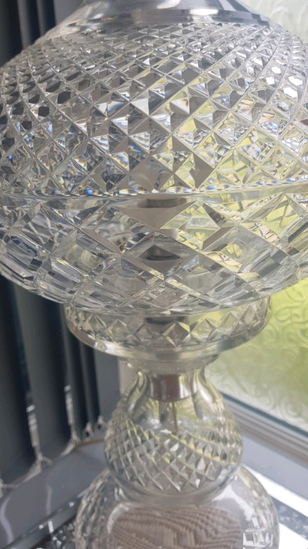 Waterford Crystal innishmore  lamp..Massive..