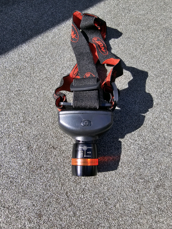 NGT Head Lamp Torch 300 Lumen High Powered Zoom Light Fishing - New. Carp,fishing, camping.